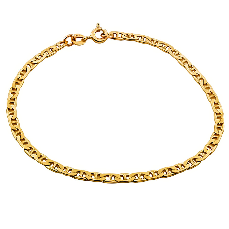 9ct gold 2.9g 7 inch marine Bracelet